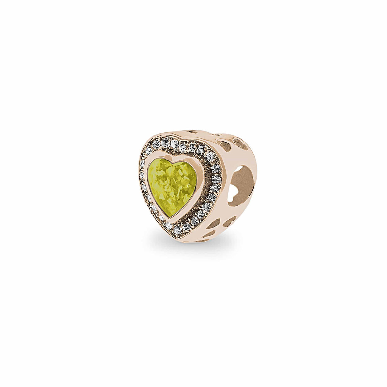 Load image into Gallery viewer, EverWith Comfort Memorial Ashes Charm Bead with Fine Crystals - EverWith Memorial Jewellery - Trade