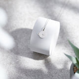 EverWith Engraved Cat Pawprint Memorial Pendant with Fine Crystal - EverWith Memorial Jewellery - Trade