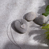 EverWith Engraved Half Heart Handprint or Footprint Memorial Pendant - EverWith Memorial Jewellery - Trade