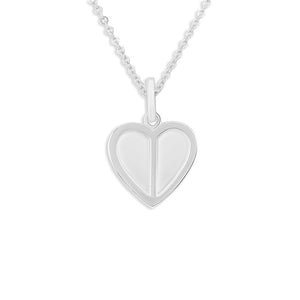 EverWith Engraved Half Heart Standard Engraving Memorial Pendant - EverWith Memorial Jewellery - Trade