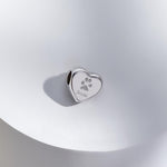 EverWith Engraved Heart Pawprint Memorial Charm Bead - EverWith Memorial Jewellery - Trade