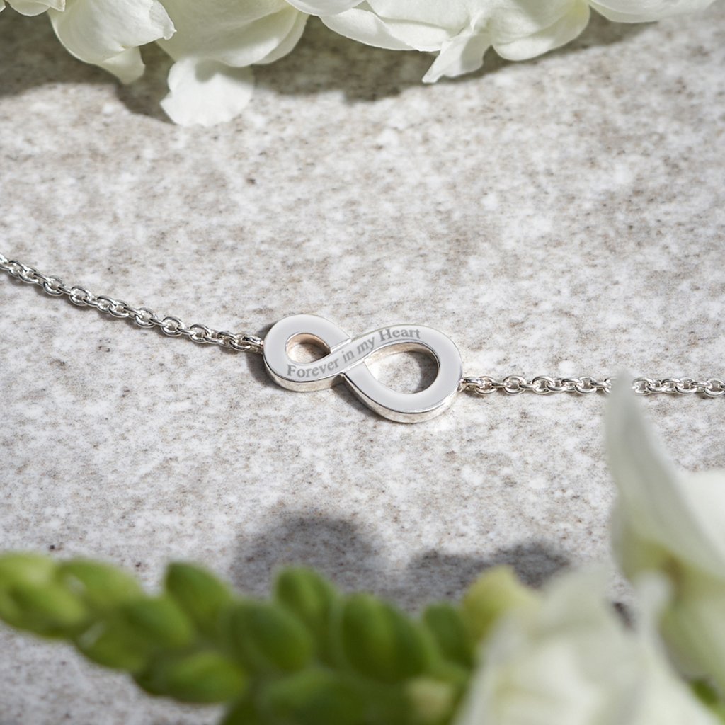 EverWith Engraved Infinity Standard Engraving Memorial Bracelet - EverWith Memorial Jewellery - Trade