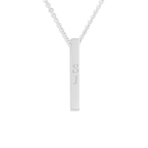 EverWith Engraved Long Bar Memorial Standard Engraving Pendant - EverWith Memorial Jewellery - Trade