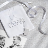 EverWith Engraved Love Tag Handwriting Memorial Pendant with Fine Crystals - EverWith Memorial Jewellery - Trade