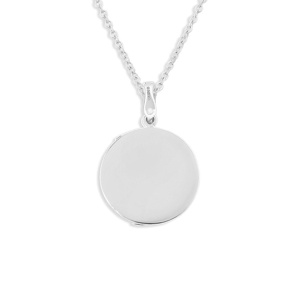 Load image into Gallery viewer, EverWith Engraved Moons Handprints or Footprints Memorial Pendants with Fine Crystal - EverWith Memorial Jewellery - Trade