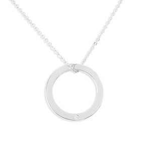 EverWith Engraved Ring Standard Engraving Pendant with Fine Crystal - EverWith Memorial Jewellery - Trade