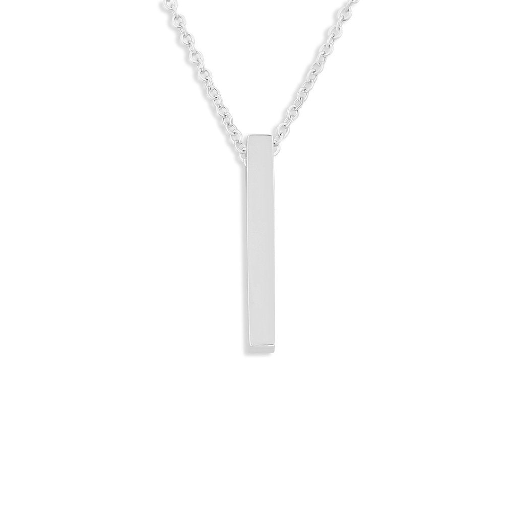 Load image into Gallery viewer, EverWith Engraved Short Bar Standard Engraving Memorial Pendant - EverWith Memorial Jewellery - Trade