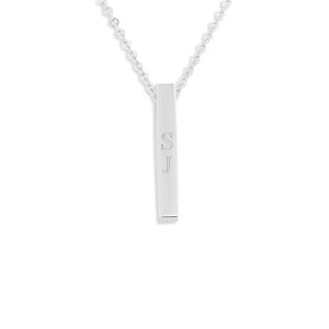 EverWith Engraved Short Bar Standard Engraving Memorial Pendant - EverWith Memorial Jewellery - Trade