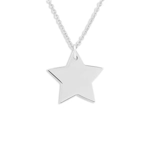 EverWith Engraved Star Drawing Memorial Pendant - EverWith Memorial Jewellery - Trade