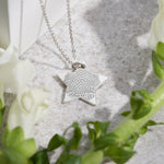 EverWith Engraved Star Fingerprint Memorial Pendant - EverWith Memorial Jewellery - Trade