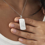 EverWith Engraved Tag Drawing Memorial Pendant - EverWith Memorial Jewellery - Trade