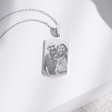 EverWith Engraved Tag Photo Engraving Memorial Pendant - EverWith Memorial Jewellery - Trade