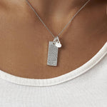 EverWith Engraved Tag with Heart Fingerprint Memorial Pendants - EverWith Memorial Jewellery - Trade