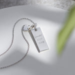 EverWith Engraved Tag with Heart Standard Engraving Memorial Pendants - EverWith Memorial Jewellery - Trade