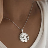 EverWith Engraved Tree of Life Discreet Messaging Memorial Standard Engraving Pendant - EverWith Memorial Jewellery - Trade