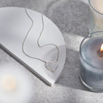 EverWith Engraved Winged Heart Fingerprint Memorial Necklace - EverWith Memorial Jewellery - Trade