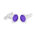 EverWith Gents Classic Round Memorial Ashes Cufflinks - EverWith Memorial Jewellery - Trade