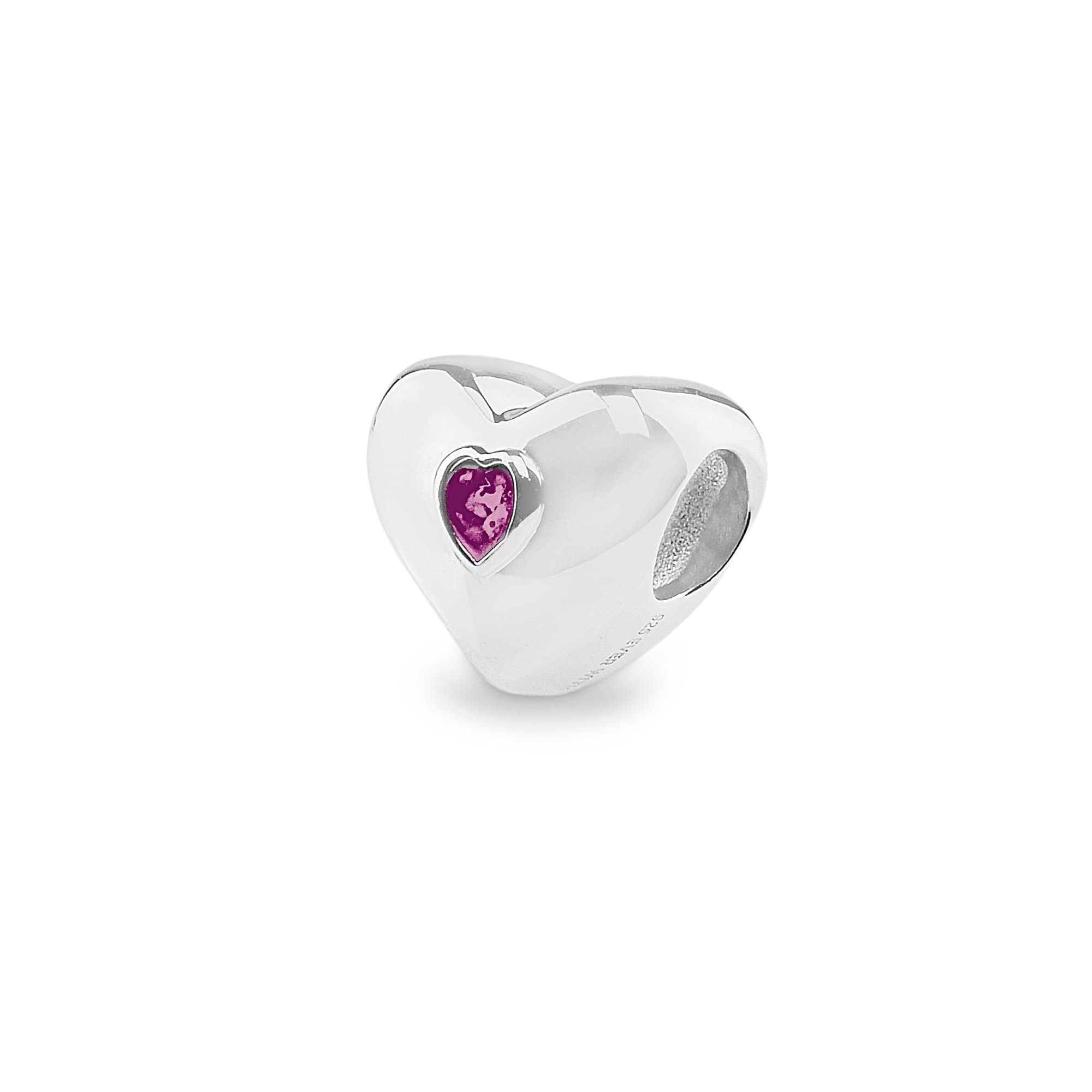 EverWith Heart Memorial Ashes Charm Bead - EverWith Memorial Jewellery - Trade