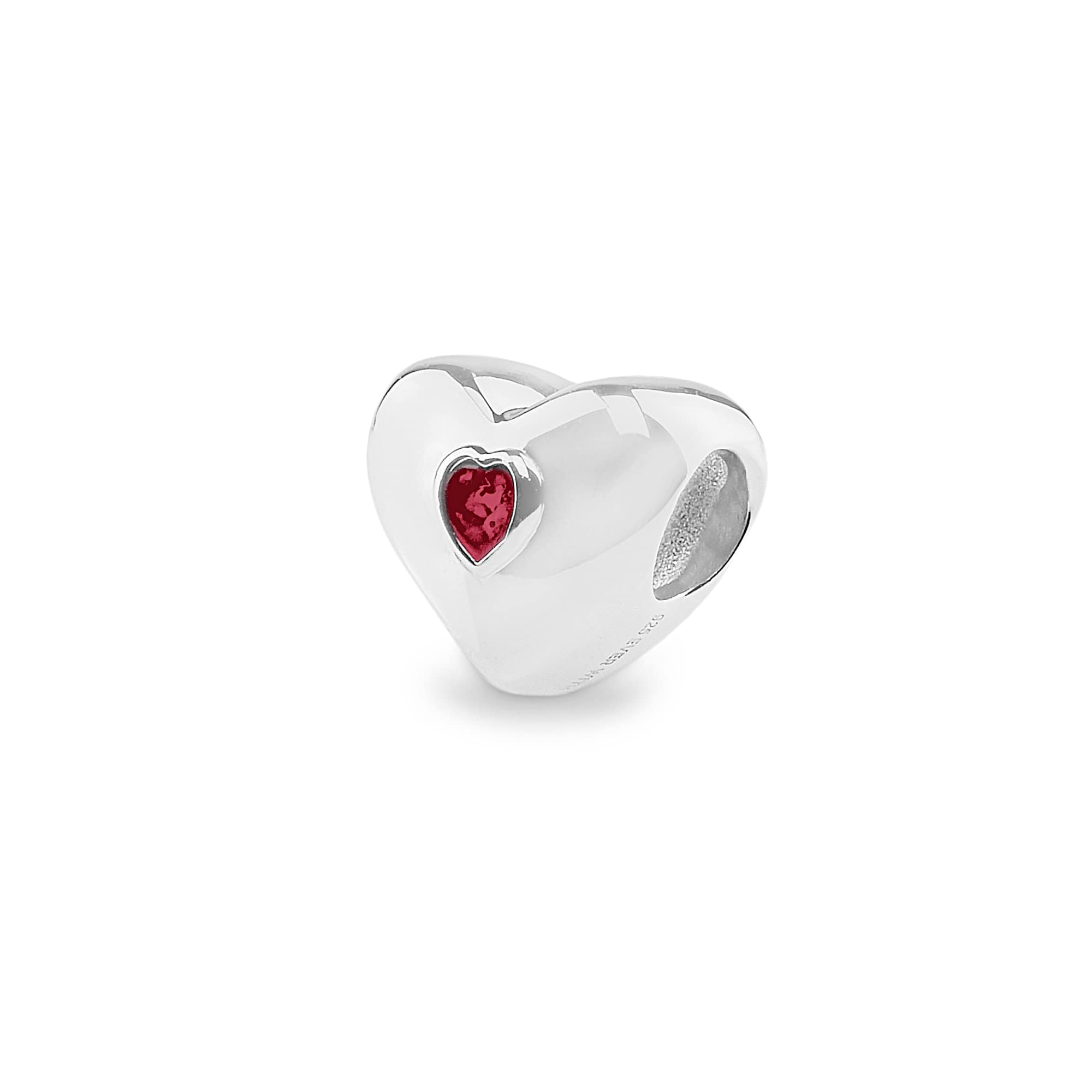 EverWith Heart Memorial Ashes Charm Bead - EverWith Memorial Jewellery - Trade