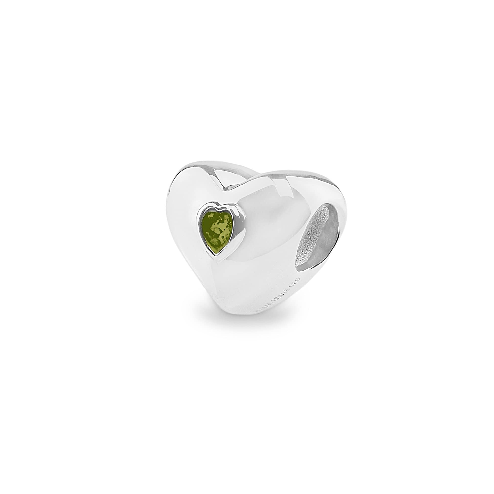 EverWith Heart Memorial Ashes Charm Bead - EverWith Memorial Jewellery - Trade