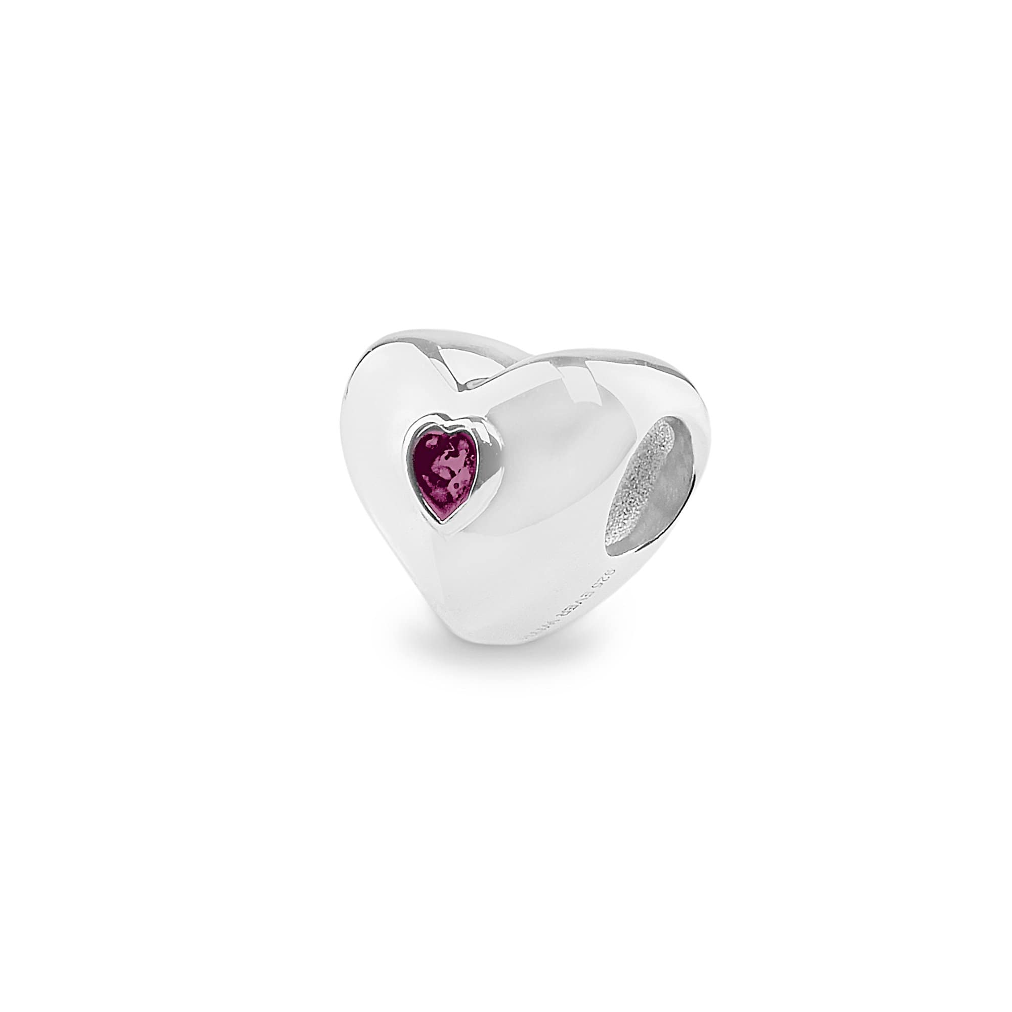 EverWith Heart Memorial Ashes Charm Bead - EverWith Memorial Jewellery - Trade
