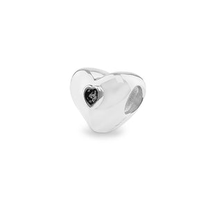 EverWith Heart Memorial Ashes Charm Bead - EverWith Memorial Jewellery - Trade