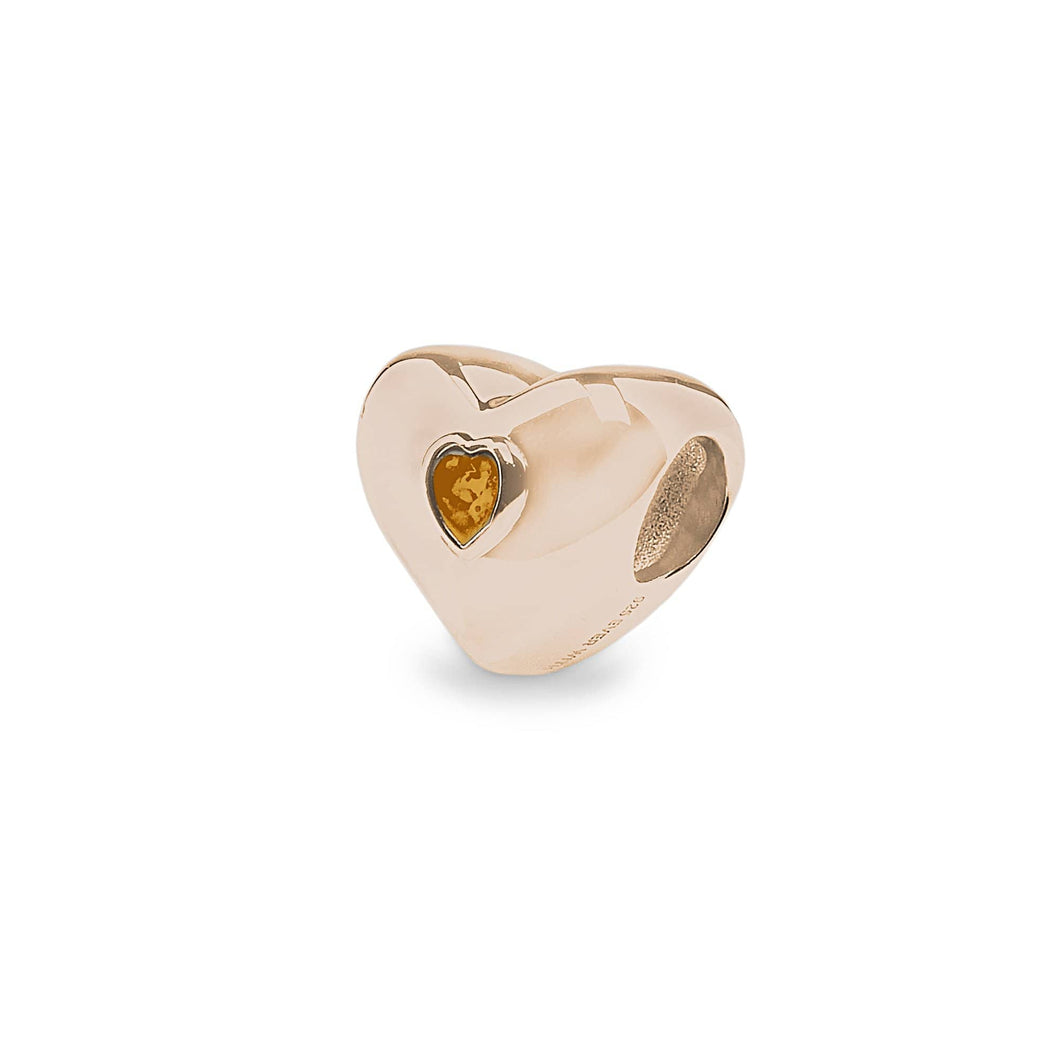 EverWith Heart Memorial Ashes Charm Bead - EverWith Memorial Jewellery - Trade