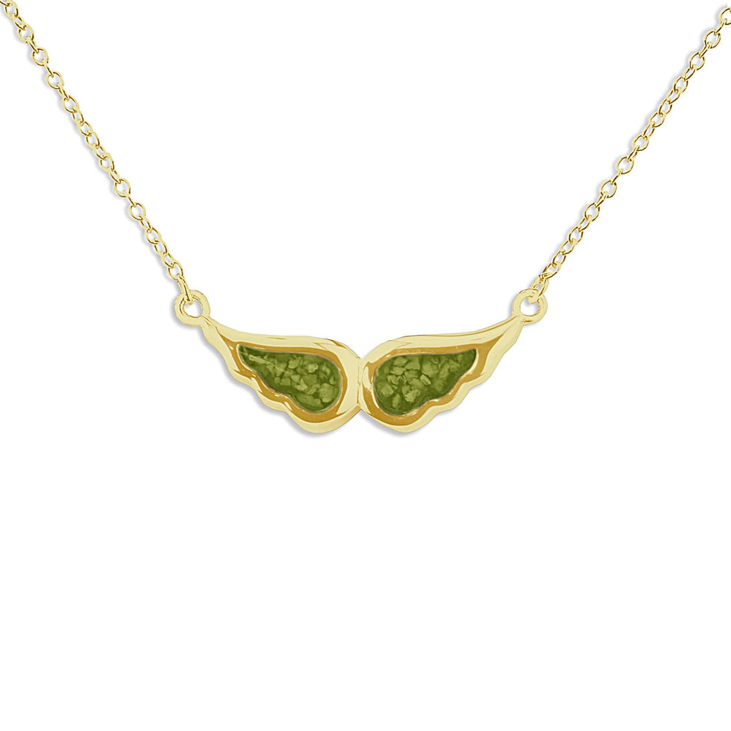 EverWith Ladies Angel Wings Memorial Ashes Necklace - EverWith Memorial Jewellery - Trade