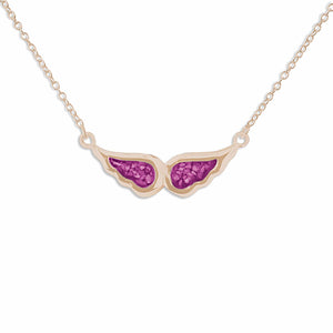 EverWith Ladies Angel Wings Memorial Ashes Necklace - EverWith Memorial Jewellery - Trade