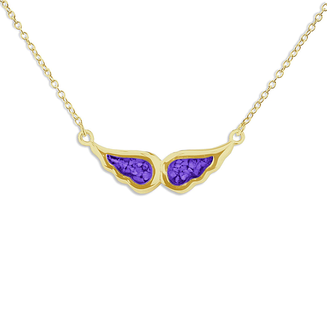 EverWith Ladies Angel Wings Memorial Ashes Necklace - EverWith Memorial Jewellery - Trade