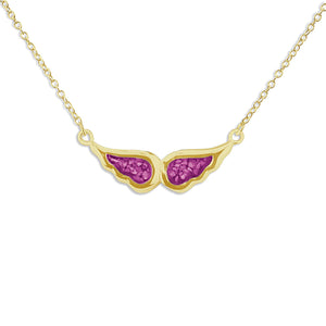 EverWith Ladies Angel Wings Memorial Ashes Necklace - EverWith Memorial Jewellery - Trade