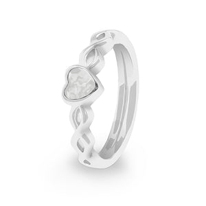 EverWith Ladies Beau Memorial Ashes Ring - EverWith Memorial Jewellery - Trade