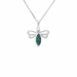 EverWith Ladies Bee Memorial Ashes Pendant with Fine Crystal - EverWith Memorial Jewellery - Trade