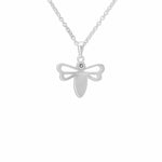 EverWith Ladies Bee Memorial Ashes Pendant with Fine Crystal - EverWith Memorial Jewellery - Trade