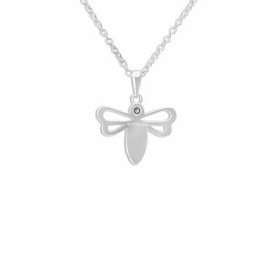 EverWith Ladies Bee Memorial Ashes Pendant with Fine Crystal - EverWith Memorial Jewellery - Trade