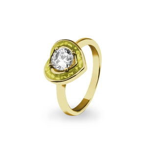 EverWith Ladies Beloved Memorial Ashes Ring with Fine Crystal - EverWith Memorial Jewellery - Trade
