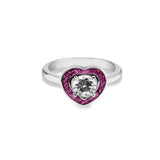 EverWith Ladies Beloved Memorial Ashes Ring with Fine Crystal - EverWith Memorial Jewellery - Trade