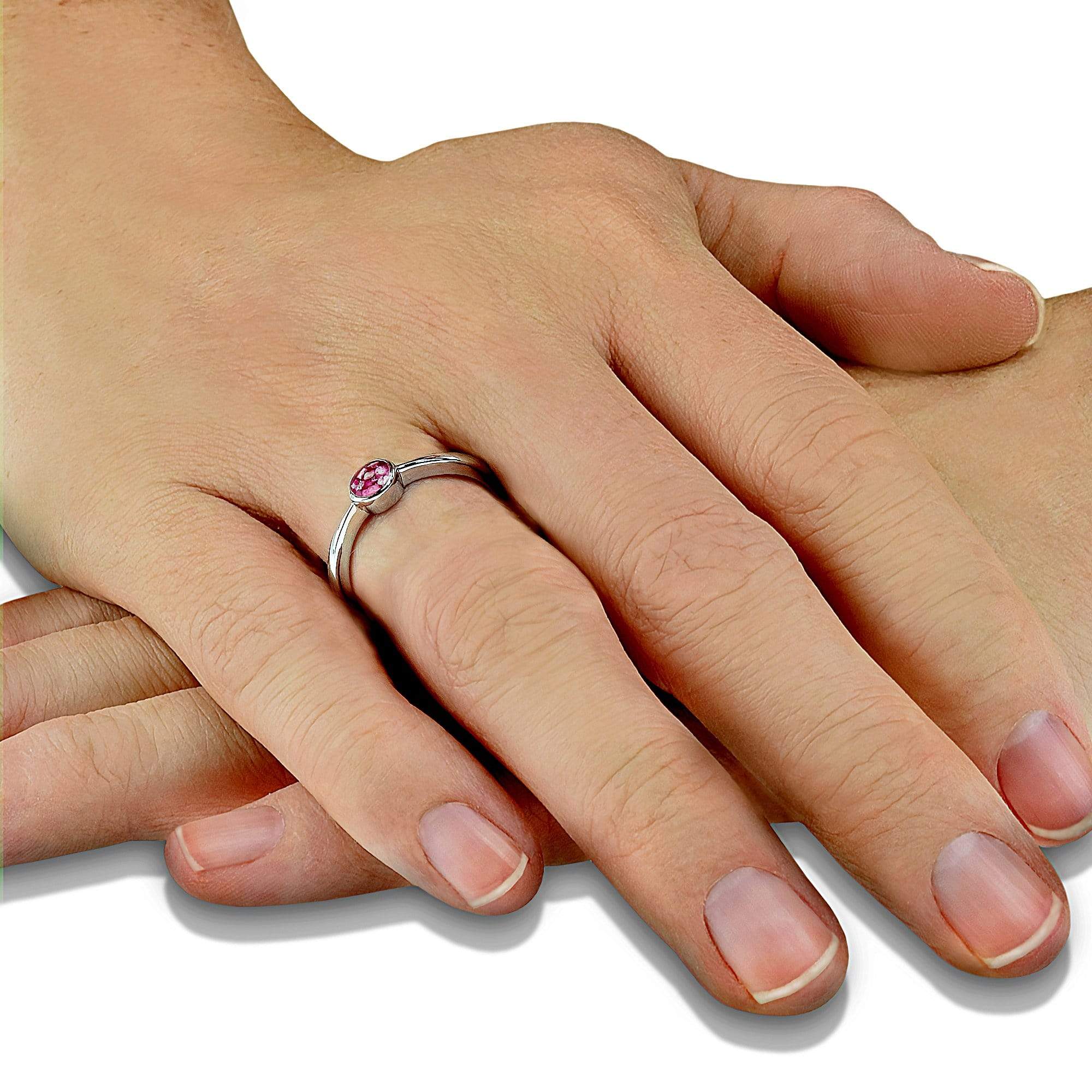 EverWith Ladies Bijou Memorial Ashes Ring - EverWith Memorial Jewellery - Trade