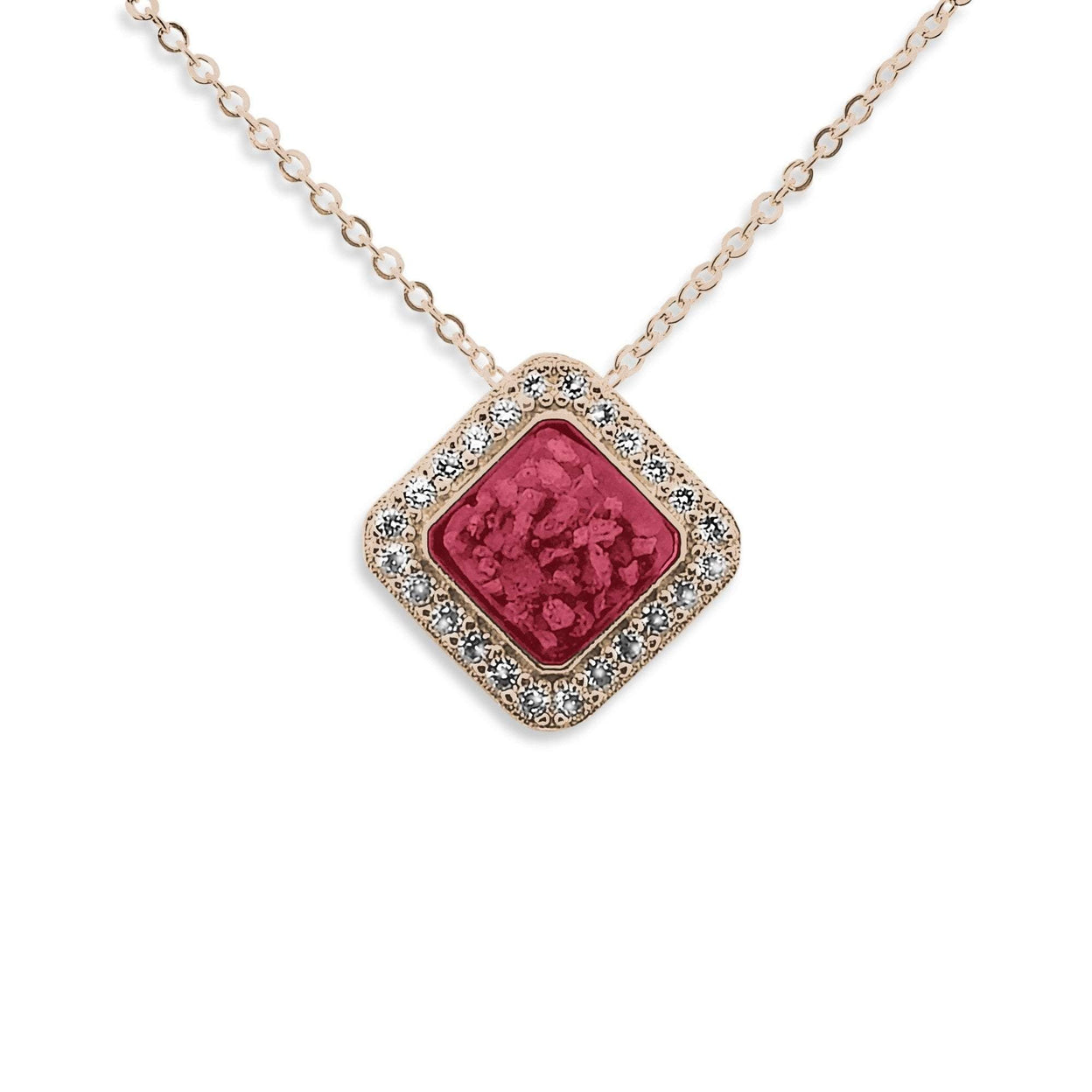 Load image into Gallery viewer, EverWith Ladies Bless Memorial Ashes Pendant with Fine Crystals - EverWith Memorial Jewellery - Trade