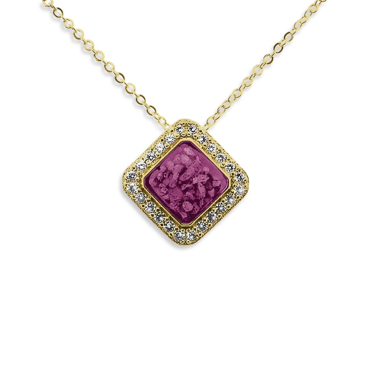 Load image into Gallery viewer, EverWith Ladies Bless Memorial Ashes Pendant with Fine Crystals - EverWith Memorial Jewellery - Trade