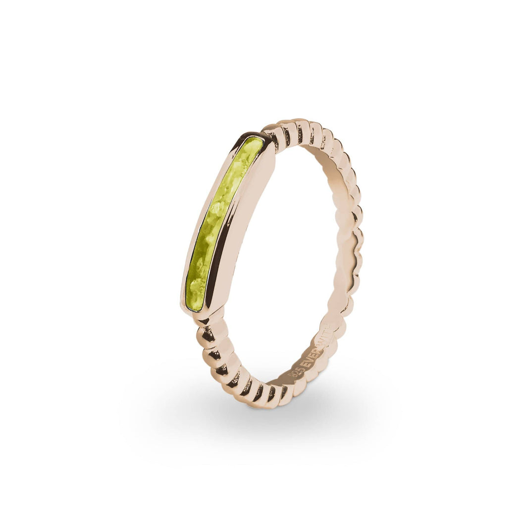 EverWith Ladies Channel Bubble Band Memorial Ashes Ring - EverWith Memorial Jewellery - Trade