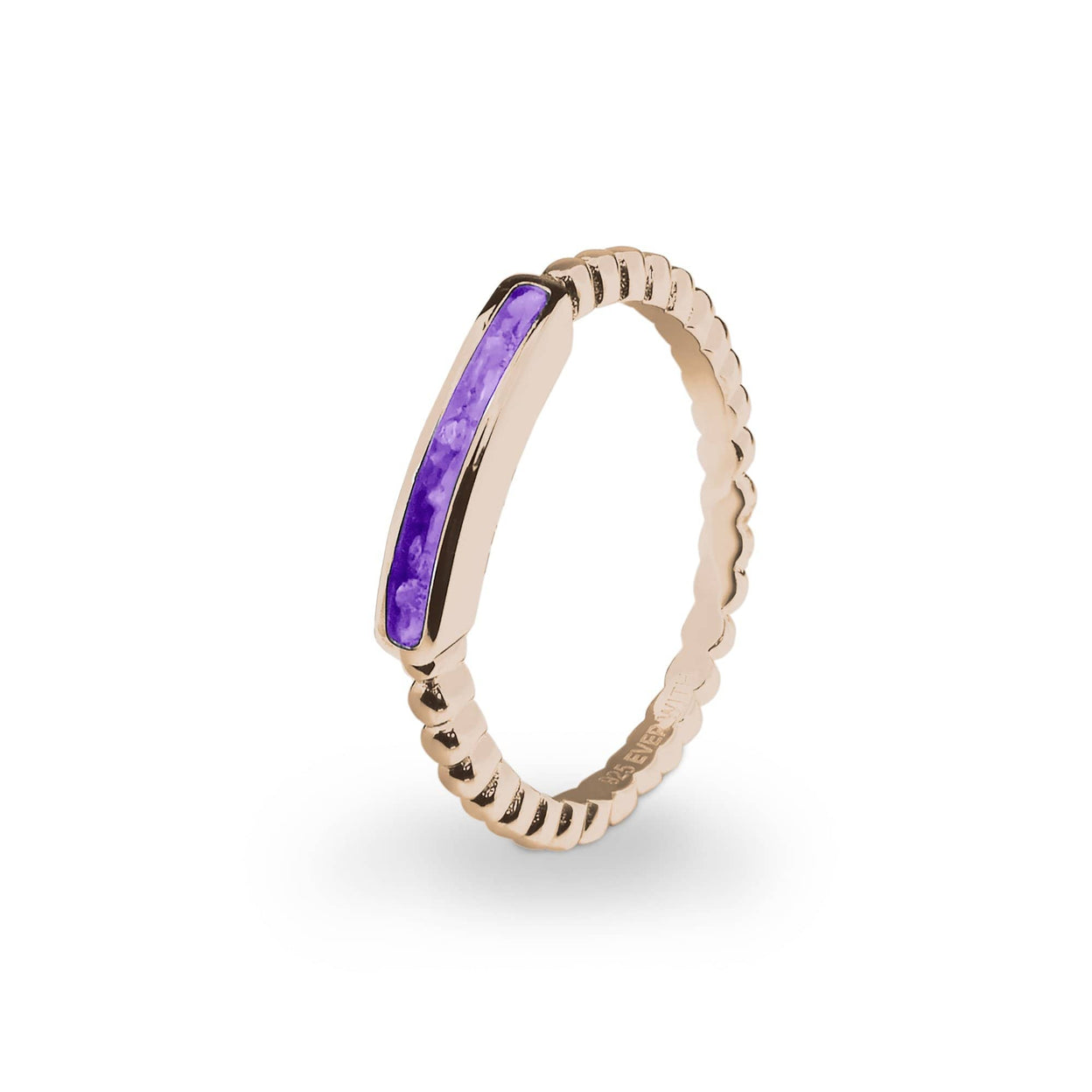 Load image into Gallery viewer, EverWith Ladies Channel Bubble Band Memorial Ashes Ring - EverWith Memorial Jewellery - Trade