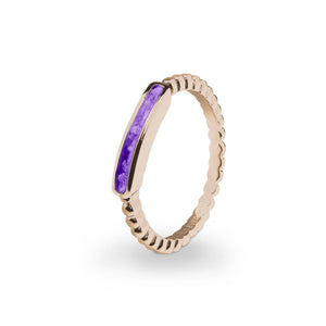 EverWith Ladies Channel Bubble Band Memorial Ashes Ring - EverWith Memorial Jewellery - Trade