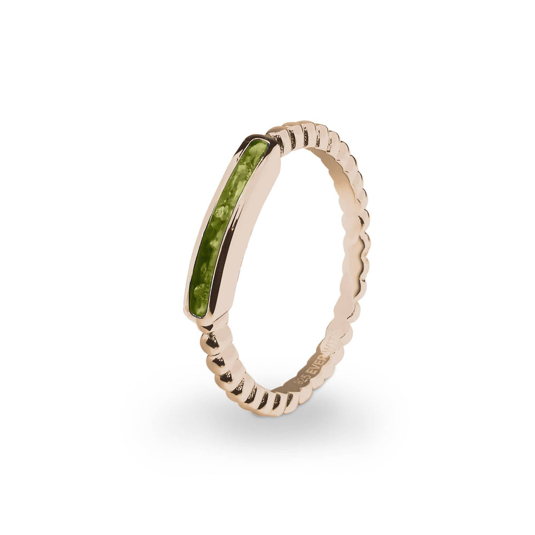 EverWith Ladies Channel Bubble Band Memorial Ashes Ring - EverWith Memorial Jewellery - Trade