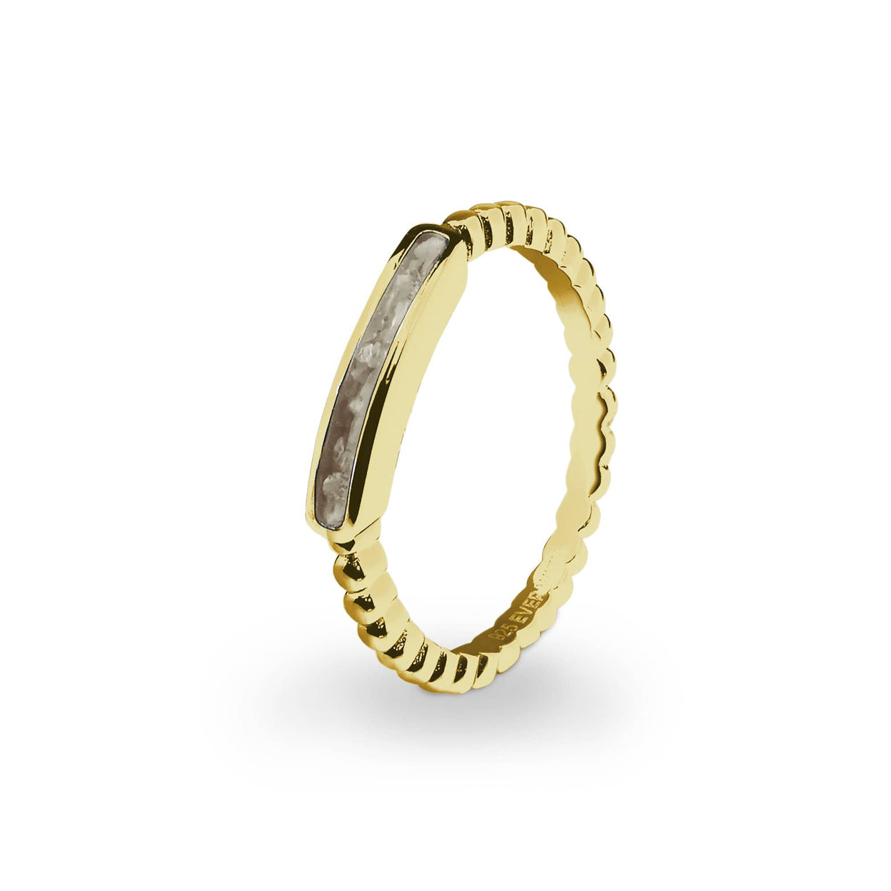 Load image into Gallery viewer, EverWith Ladies Channel Bubble Band Memorial Ashes Ring - EverWith Memorial Jewellery - Trade