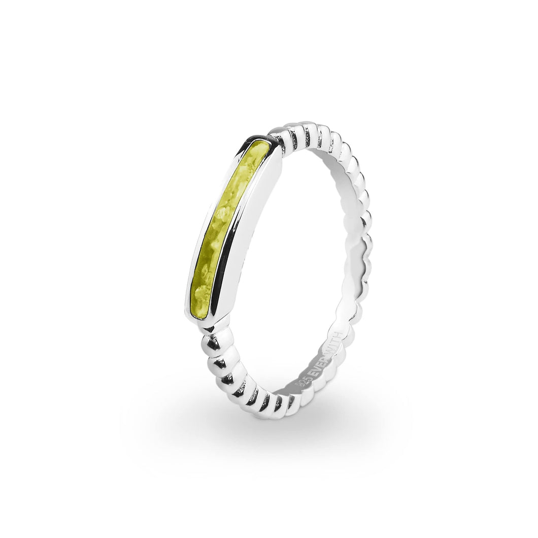 EverWith Ladies Channel Bubble Band Memorial Ashes Ring - EverWith Memorial Jewellery - Trade