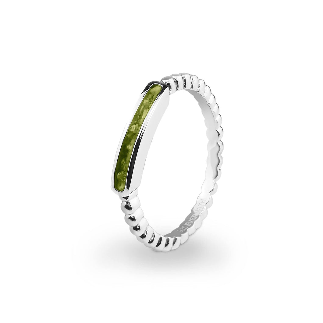 EverWith Ladies Channel Bubble Band Memorial Ashes Ring - EverWith Memorial Jewellery - Trade