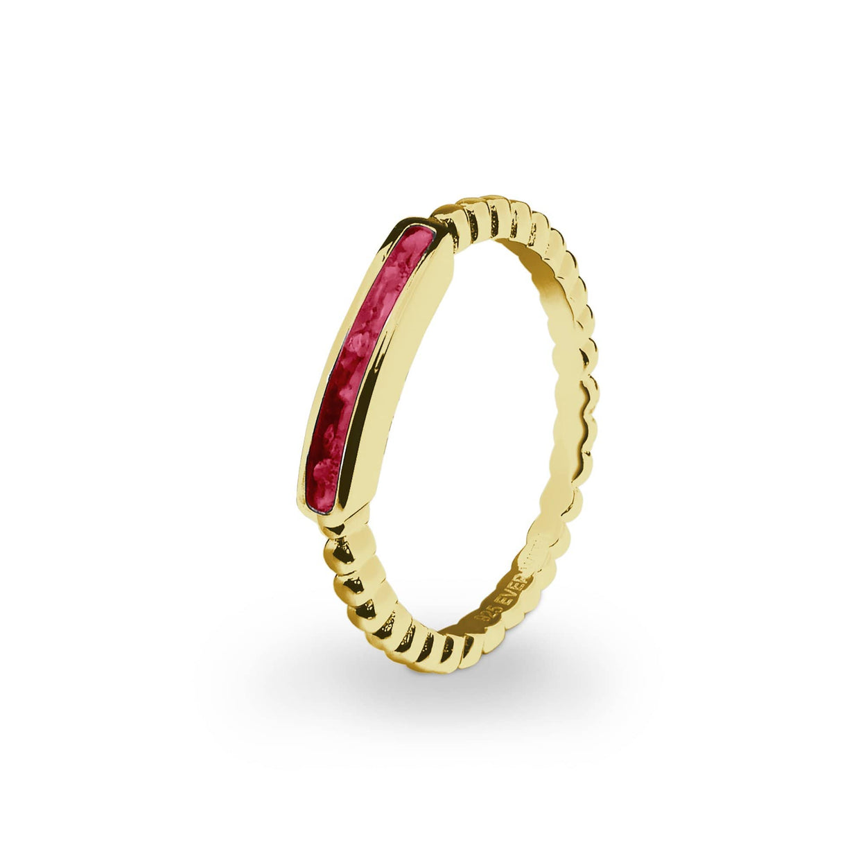 Load image into Gallery viewer, EverWith Ladies Channel Bubble Band Memorial Ashes Ring - EverWith Memorial Jewellery - Trade