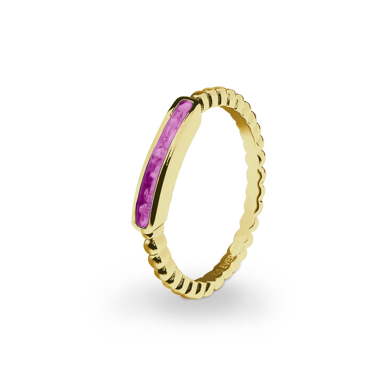 Load image into Gallery viewer, EverWith Ladies Channel Bubble Band Memorial Ashes Ring - EverWith Memorial Jewellery - Trade