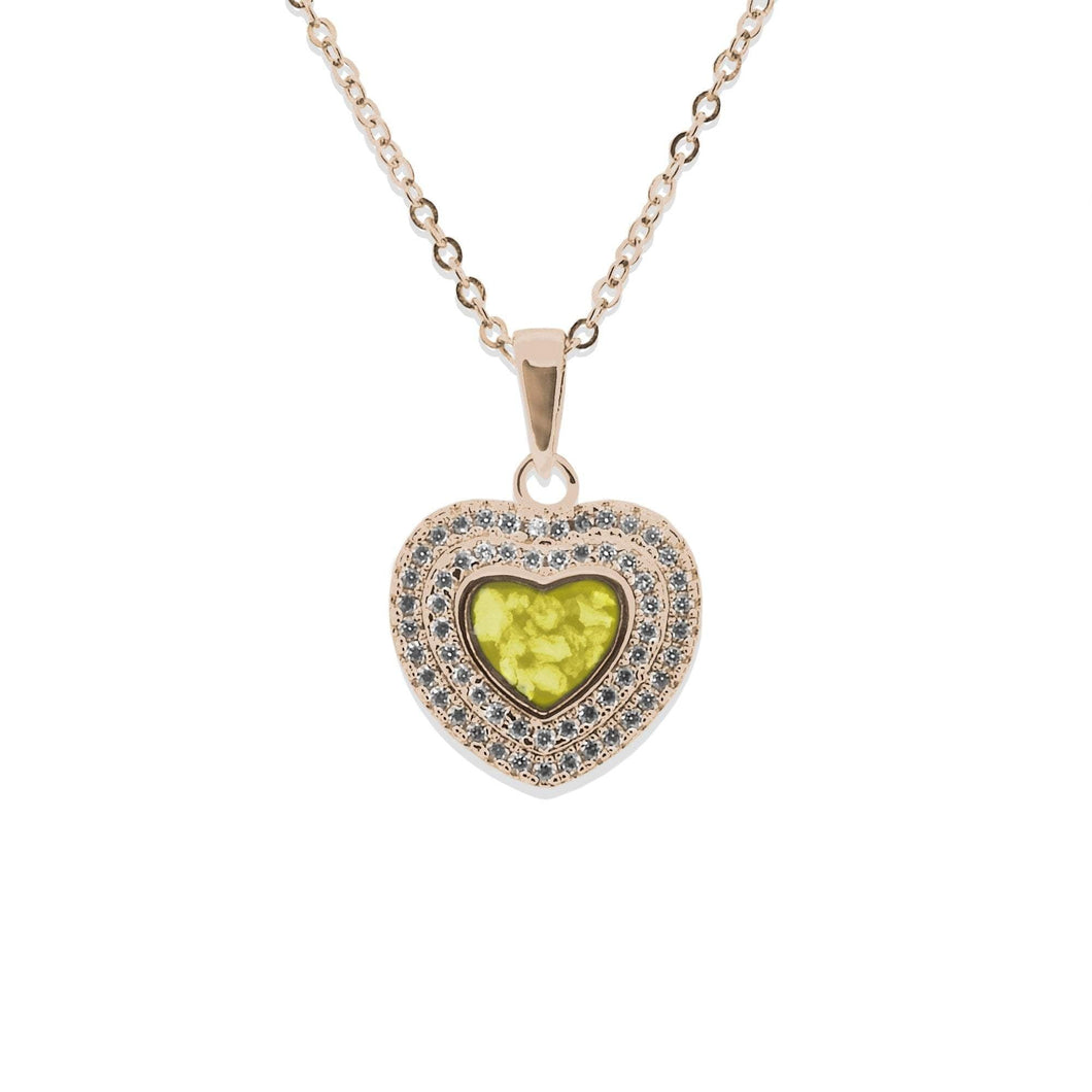 EverWith Ladies Cherish Memorial Ashes Pendant with Fine Crystals - EverWith Memorial Jewellery - Trade